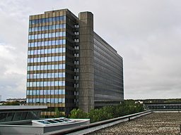 Hochhaus-Gebäude